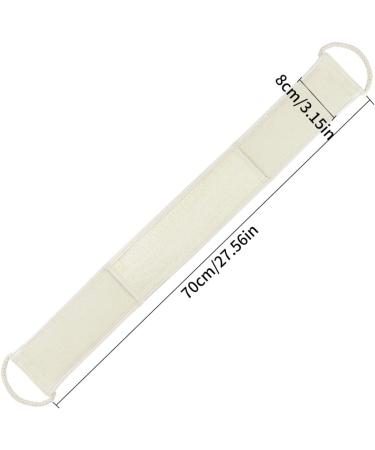 1PC Exfoliating Back Scrubber - Loofah Strap Body Skin Cleaning Towel for Deep Cleaning - Ideal for All Skin Types - Buy Online on SooperMarket.com