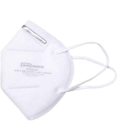 Mundsprung FFP2 Disposable Masks - 4-Layer CE Certified Oral & Nose Protection (10 Pack) - Buy Online on SooperMarket.com