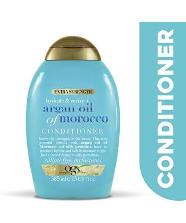 OGX Argan Oil of Morocco Extra Strength Conditioner 385ml - For Dry, Damaged Hair - Buy Online on SooperMarket.com