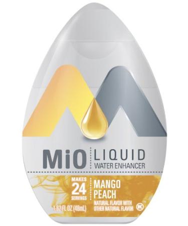 MIO Mango Peach, 1.62 Ounce (Pack of 4) Mango Peach 1.62 Fl Oz (Pack of 4)