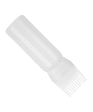 Dekaim Toothed Hair Dye Bottle 3 Colors Hair Dyeing Bottle Brush Shampoo Hair Color Oil Comb Applicator Tool(White) - Buy Online on SooperMarket.com