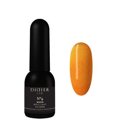 Didier Lab - Premium UV Gel Nail Polish - Brillant Neon No4- Gel Nail Varnish - Nail Art - Long-Lasting High Gloss Wear - Gel Nail Polish - Gel Nails - Glitter Gel Nail Polish - Rich Pigment - 8ml