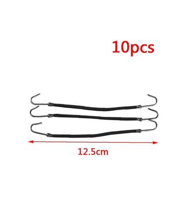 10 Pcs Horse Chant Rubber Elastic Hook Hair Bands - Premium Hair Jewelry & Styling Tools for Women - Buy Online on SooperMarket.com