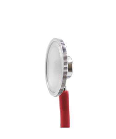 Dixie EMS Lightweight Single Head Stethoscope - Latex-Free for Doctors, Nurses, Students - Red - Buy Online on SooperMarket.com