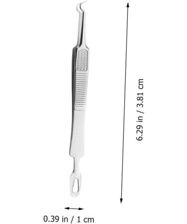 WOONEKY 6 Pcs Clip Mole Removal Scissor Blackhead Pimple Removal Kit Comedone Silver Stainless Steel - Buy Online on SooperMarket.com