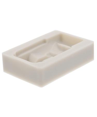 Alipis Moai Stone Statue Mold Easter Island Candy Silica Gel 7.5X5X2CM As Shown 3