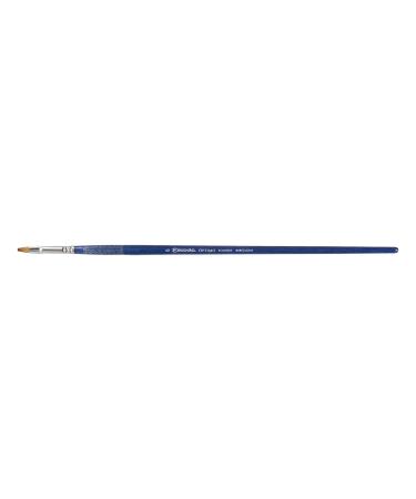 Escoda Optimo Series Artist Oil & Acrylic Long Handle Paint Brush  Pure Kolinsky  Bright  Size 6 Size 6 Bright