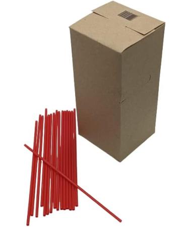 Pack of 500 - Heat Resistant Disposable Drinking Straws 20cm Long Standard Size (Red 500) - Buy Online on SooperMarket.com