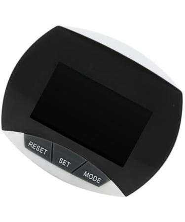3D Walking Pedometer with Clip and Lanyard - Accurate Step Counter with Large Display in Black - Buy Online on SooperMarket.com