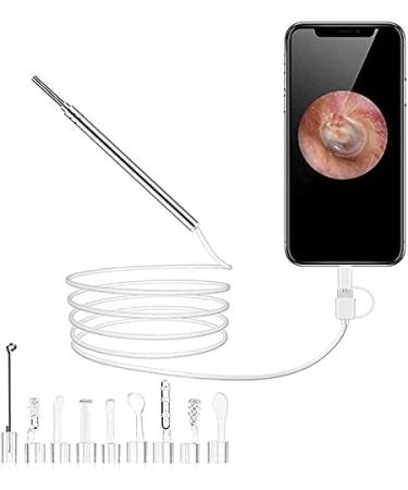 Jteremy 3.9mm HD WiFi Ear Endoscope for Ear Wax Removal - Visual Inspection Camera with LED Lights for Kids, Adults, Pets - Buy Online on SooperMarket.com