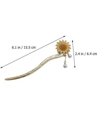 minkissy Daisy Hair Accessory Hair Gems for Women Bridal Tiara Japanese Hair Chopsticks Vintage Hair Chopsticks Hair Chopsticks for Women Sunflower Hair Sticks To Hang Pin China Bun Bride - Buy Online on SooperMarket.com