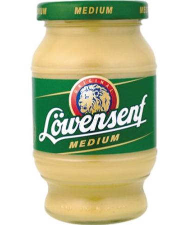 Lowensenf Medium Mustard in Jar, 9.3 Ounce