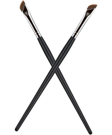 Baluue 4 Pcs Eyebrow Brush Eyeshadow Concealer Brush Eyeliner Brush Angled Eye Shadow Brush Wood - Buy Online on SooperMarket.com