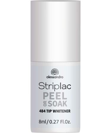 Alessandro Striplac Peel or Soak Whitener & Top Coat - 8ml LED Nail Polish for French Nails | International Shipping - Buy Online on SooperMarket.com