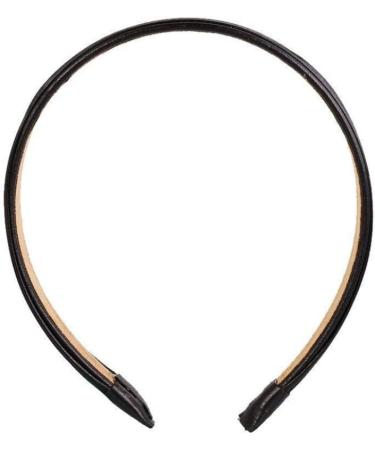 Hair Hoop Vintage Faux Leather Headband Wide Padded Hair Band Fashion Comfortable Headbands Accessories for Women Girls (Black) - Buy Online on SooperMarket.com