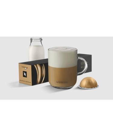 Nespresso Vertuo Bianco Doppio Coffee Capsules - 3 Boxes (30 Pods) Bundled with Border Biscuits Selection & Giftable Tote Bag - Buy Online on SooperMarket.com