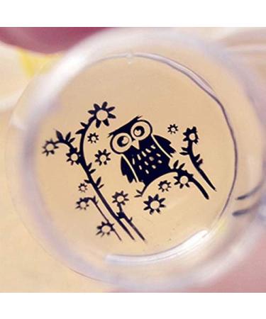 2pcs Clear Silicone Jelly Stamper with Scraper Clear Nail Art Jelly Stamper Nail Art Stamping Stamper for Manicure Tools Xmas Gifts Clear - Buy Online on SooperMarket.com