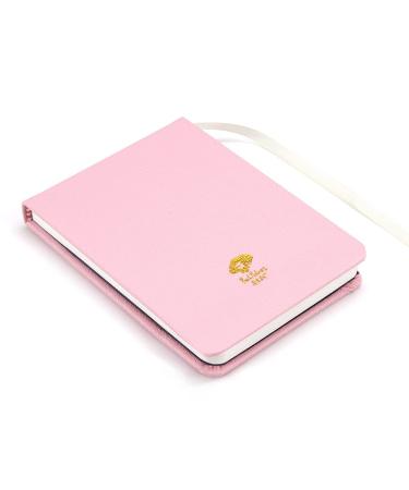 Paul Rubens Art Supplies Watercolor Paper, 100% Cotton Hot Press Watercolor Journal 3.8 x 5.2, 20 Sheets (140lb/300gsm), Acid-Free for Watercolors, Gouache, Acrylics 3.8 x 5.2 Pink Cover