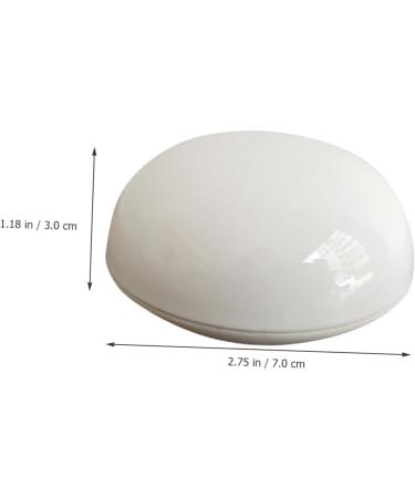 Uonlytech Cosmetic Containers Cream Container Ceramic Jar with Lid Lip Balm Containers Mini Containers Makeup Container Lotion Container Jar Sample Travel White Make up Ceramics - Buy Online on SooperMarket.com