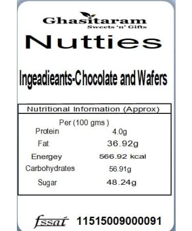 Jaiccha Ghasitaram Diwali Gifts Chocolate - Pack of 2 Nutties and Almond Pouches Small 200 GMS with 2 T-Lites - Buy Online on SooperMarket.com