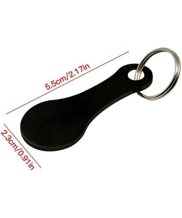 Buy 2 Sets Stainless Steel Shopping Trolley Tokens & Key Rings - Durable Metal Coin Holder & Wine Bottle Opener - Perfect for DIY & Couples - Buy Online on SooperMarket.com