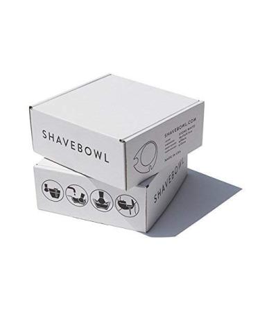 SHAVEBOWL Modular Shaving Bowl - Handcrafted in USA (White) - Buy Online on SooperMarket.com
