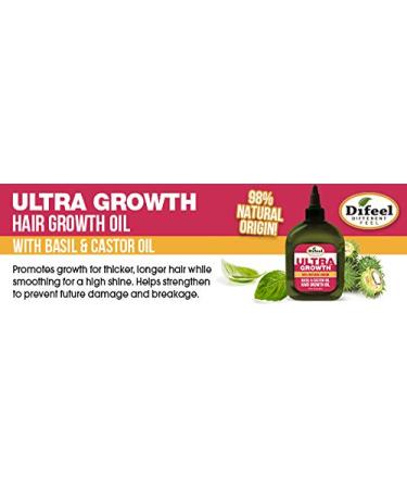 Difeel Ultra Hair Growth Oil with Basil and Castor Oil - 7.1 oz - Buy Online on SooperMarket.com