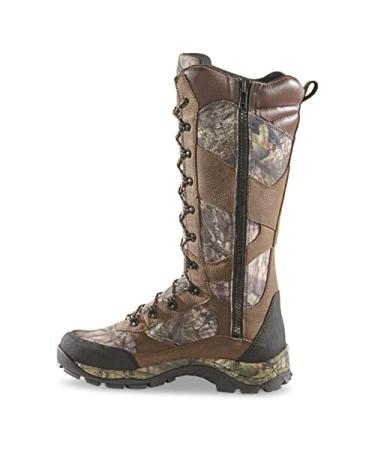 Guide Gear Country Pursuit 16" Mens Waterproof Leather Hunting Boots Insulated Shoes, 800-Gram 10 Wide Mobu Country