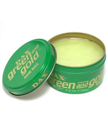 DAX Green and Gold Hair Wax - Premium Styling Wax for All Hair Types | International Shipping Available - Buy Online on SooperMarket.com