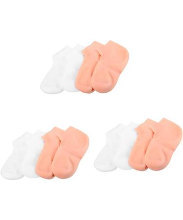 minkissy 6 Pairs Exfoliating Moisturizing Socks Moisture Socks Lotion Socks Overnight Heel Socks for Dry Cracked Dry Cracked feet Socks Sleep Socks Girl Cover sebs Pedicure - Buy Online on SooperMarket.com
