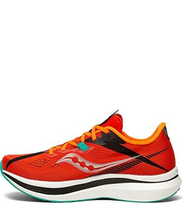 Saucony Men's Endorphin Pro 2 Running Shoe 11 Scarlet/Black