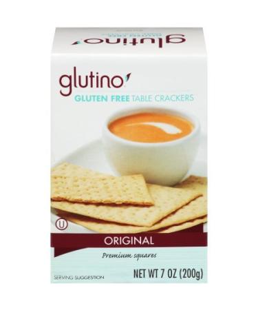 Glutino Crackers, Table, 7-Ounce (Pack of 6)