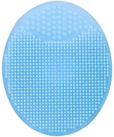 1 PC Blue Silicone Wash Face Pad Face Scrub Pad Exfoliating Blackhead Cleaning Brush Face Deep Cleaning Baby Women Face Brushs Deft