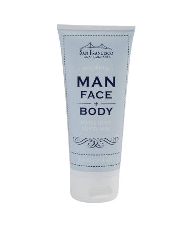 San Francisco Soap Company Man Face and Body Wash (Vetiver Citrus)