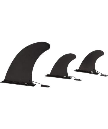 UPWELL Replacement Fins for Inflatable Stand up Paddle Board (Set of 3), Black