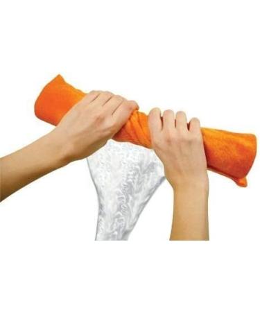 3pk German Shammy Towels Super Absorbent Chamois Cloths 20x27 Inch - Orange - Buy Online on SooperMarket.com