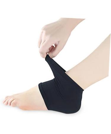 FOMIYES Black Sock Heel Sock Black Heel Stockinette Heel Protectors for High Heel Shoes Heel Moisturizing Socks for Heels High Heel Protectors Moisturizing Socks Heel Sleeves Insole Spa - Buy Online on SooperMarket.com