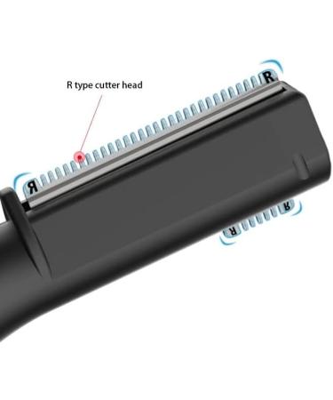 Portable Eyebrow Shaper Trimmer Kit - Double-Sided Cutter Head & Pencil Hair Remover for Effortless Eyebrow Grooming - Black - Ship Internationally - Buy Online on SooperMarket.com