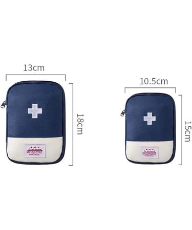 Surakey Mini First Aid Bag - Portable Medication & Emergency Storage for Travel Sports Camping - Compact Blue Design - Buy Online on SooperMarket.com