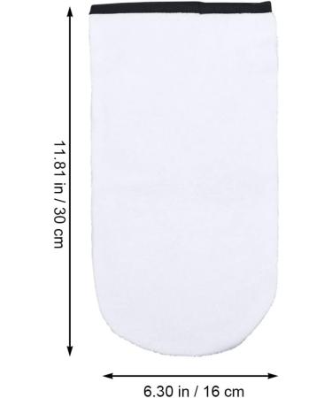 Healeved 3 Pairs was Bath Hand Cover Hand Gloves Hot Wax Bags Paraffin Wax Hand Cover Wax Gloves Wax Bath for Hands Moisturizer Gloves Heart Bun for Hair White Liner Work Insulation - Buy Online on SooperMarket.com