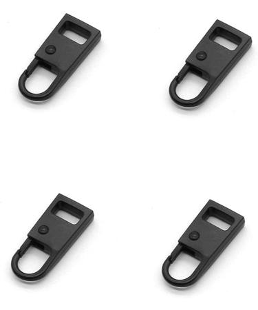Zipper Pull Tab Replacement Set for Luggage and Backpacks - Black (4pcs) - Buy Online on SooperMarket.com