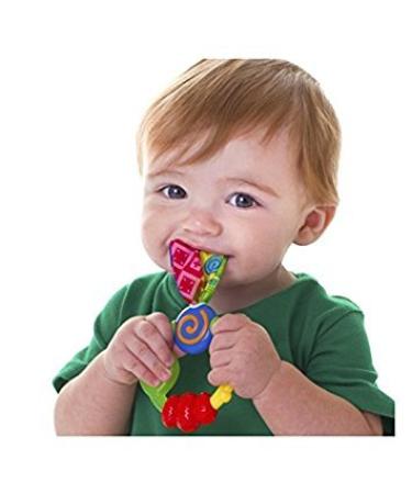 N by 006328 Multi-Colored Bite Ring - Ideal Teething Toy for Infants | International Shipping Available - Buy Online on SooperMarket.com