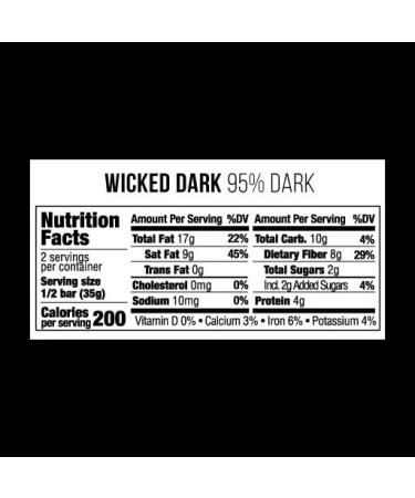 Taza Chocolate Organic Amaze Bar 95% Stone Ground - Vegan Dark Chocolate 6 Count 2.5 Ounce | International Shipping Available - Buy Online on SooperMarket.com