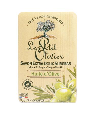 Le Petit Olivier by Le Petit Olivier - Extra Mild Surgras Soap - Olive Oil -250g/8.8oz - MEN