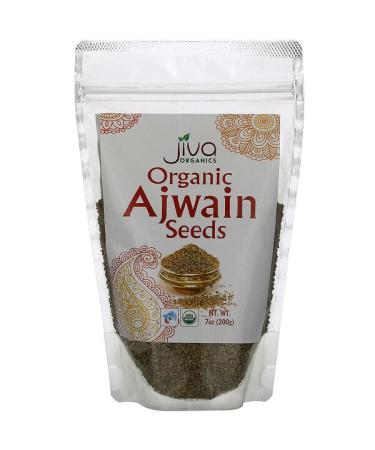 Jiva Organics Organic Ajwain Seeds 7 oz (200 g)