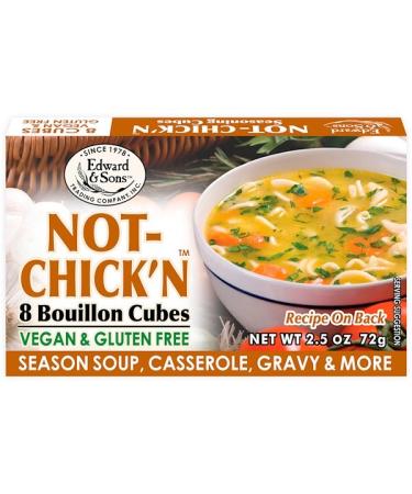 Edward & Sons Not-Chick'n Bouillon Cubes 8 Cubes