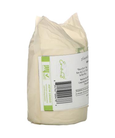 Earth's Natural Alternative 3 Gallon Compostable Bags - 80 Pack | Eco-Friendly Waste Solution - Buy Online on SooperMarket.com