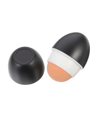 MAGICLULU Volcanic Stone Oil-absorbing Ball Oil-absorbing Rolling Ball Facial Rolling Stone Facial Skin Product Oil Absorbing Roller Facial Skin Oil Control Tool Facial Skin Care Roller 5x3cm Black