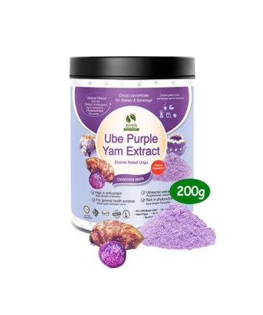 7x Ube Purple Yam Standardized Extract Powder 200g Fresh Natural Asian Gourmet Beverage or Bakery Ingredient