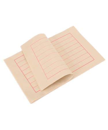 KALLORY 50 sheets Art Practice Raw Chinese Writing Pen for Sumi Drawing Soft Japanese Xuan Ink Rice Paper